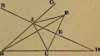 An illustration from Exercises on Euclid and in modern geometry for the use of schools, private students, and junior university students (1881)