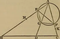 An illustration from Exercises on Euclid and in modern geometry for the use of schools, private students, and junior university students (1881)
