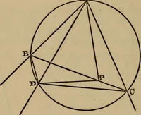 An illustration from Exercises on Euclid and in modern geometry for the use of schools, private students, and junior university students (1881)