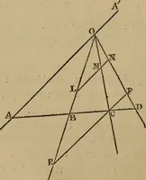 An illustration from Exercises on Euclid and in modern geometry for the use of schools, private students, and junior university students (1881)