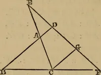 An illustration from Exercises on Euclid and in modern geometry for the use of schools, private students, and junior university students (1881)