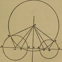 An illustration from Exercises on Euclid and in modern geometry for the use of schools, private students, and junior university students (1881)