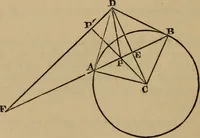 An illustration from Exercises on Euclid and in modern geometry for the use of schools, private students, and junior university students (1881)