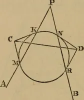 An illustration from Exercises on Euclid and in modern geometry for the use of schools, private students, and junior university students (1881)