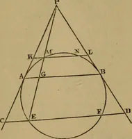 An illustration from Exercises on Euclid and in modern geometry for the use of schools, private students, and junior university students (1881)