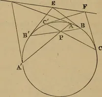 An illustration from Exercises on Euclid and in modern geometry for the use of schools, private students, and junior university students (1881)
