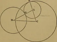An illustration from Exercises on Euclid and in modern geometry for the use of schools, private students, and junior university students (1881)