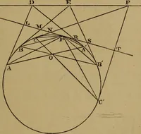 An illustration from Exercises on Euclid and in modern geometry for the use of schools, private students, and junior university students (1881)