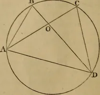 An illustration from Exercises on Euclid and in modern geometry for the use of schools, private students, and junior university students (1881)
