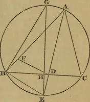 An illustration from Exercises on Euclid and in modern geometry for the use of schools, private students, and junior university students (1881)