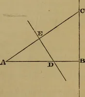 An illustration from Exercises on Euclid and in modern geometry for the use of schools, private students, and junior university students (1881)