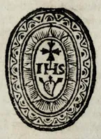 An illustration from Exercitia spiritualia S. Ignatij Loyolae, Societatis Iesu fundatoris : cum breui instructione meditandi ex ipsismet exercitijs deprompta : et breue sanctissimi D.N. Alexandri VII de indulgentia plenaria pro ijs, qui exercentur (1663)