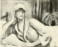 An illustration from Exhibition of American art : June 9th to 5th July, Galerie de la Chambre syndicale des beaux-arts (1920)