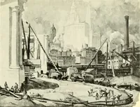 An illustration from Exhibition of American art : June 9th to 5th July, Galerie de la Chambre syndicale des beaux-arts (1920)