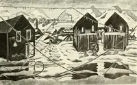 An illustration from Exhibition of American art : June 9th to 5th July, Galerie de la Chambre syndicale des beaux-arts (1920)
