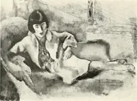 An illustration from Exhibition of American art : June 9th to 5th July, Galerie de la Chambre syndicale des beaux-arts (1920)