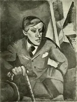 An illustration from Exhibition of American art : June 9th to 5th July, Galerie de la Chambre syndicale des beaux-arts (1920)