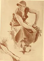An illustration from Exhibition of contemporary French art : for the relief fund for the families of French soldier artists : Ritz-Carlton Ballroom, New York, January, 1916 (1916)