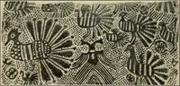 An illustration from Exhibition of national Russian art, 17th, 18th and early 19th centuries : peasant embroideries, costumes, headdresses, hand-woven materials, laces, ikons, articles of silver, copper, etc. (1900)