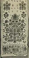 An illustration from Exhibition of national Russian art, 17th, 18th and early 19th centuries : peasant embroideries, costumes, headdresses, hand-woven materials, laces, ikons, articles of silver, copper, etc. (1900)