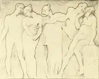 An illustration from Exhibition of the works of the sculptor O'Connor (1917)