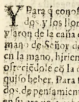 An illustration from Explicacion de los passos de la passion, que estan en el altar del santo eccehomo en el Collegio de S. Pedro, y S. Pablo de la Compañia de Jesus de esta ciudad, con algunas devotas meditaciones. (1697)
