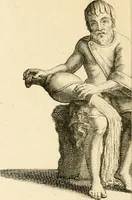 An illustration from Explication de divers monumens singuliers, qui ont rapport a la religion des plus anciens peuples : avec l'examen de la derniere edition des ouvrages de S. Jerôme, & un traité sur l'astrologie judiciaire : ouvrage enrichi de figures en taille-douce (1739)