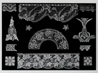 Picture 4 of 15 from Exposition Franco-Britannique, Londrés 1908 : section française (classe 84) dentelles, broderies, passementeries et dessins (1908), leaf 42