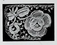 An illustration from Exposition Franco-Britannique, Londrés 1908 : section française (classe 84) dentelles, broderies, passementeries et dessins (1908)