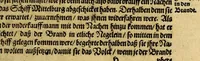 An illustration from Eylffter Schiffart ander Theil, oder Kurtzer Verfolg vnd Continuirung der Reyse, so von den Holl- vnd Seeländen in die Ost-Indien mit neun grossen vnd vier kleinen Schiffen vom 1607. biss in das 1612. Jahr, vnter der Admiralschafft Peter Wilhelm Verhuffen verrichtet worden, beneben etlichen Colloquien vnd Gesprechen, in Teutscher, Malaischer vnd Madagascarischer Sprach beschrieben, allen so der Ost-Indianischen Reyse sich gebrauchen, fast nutz vnd notwendig zu lesen &c. (1613)