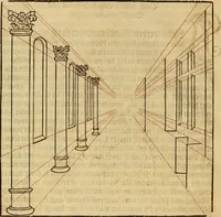 Picture 8 of 80 from Eyn schön nützlich Büchlin vnd Vnderweisung der Kunst des Messens mit dem Zirckel, Richtscheidt oder Linial : zu nutz allen Kunstliebhabern fürnemlich den Malern, Bildhawern, Goldschmiden, Seidenstikern, Steynmetzen, Scheinern auch allen Andern so sich der Kunst des Messens (Perspectiua zü latin gnant) zügebrauchen Lust haben : darin Man auch solche Kunst leichter dan ausz etzlichen hieuorgetruckten Büchern begreiffen vn lernen mag mit vil [i.e., 56] schönen darzü dienenden Figuren (1531), leaf 15