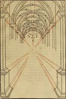 Picture 36 of 80 from Eyn schön nützlich Büchlin vnd Vnderweisung der Kunst des Messens mit dem Zirckel, Richtscheidt oder Linial : zu nutz allen Kunstliebhabern fürnemlich den Malern, Bildhawern, Goldschmiden, Seidenstikern, Steynmetzen, Scheinern auch allen Andern so sich der Kunst des Messens (Perspectiua zü latin gnant) zügebrauchen Lust haben : darin Man auch solche Kunst leichter dan ausz etzlichen hieuorgetruckten Büchern begreiffen vn lernen mag mit vil [i.e., 56] schönen darzü dienenden Figuren (1531), leaf 44