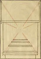 Picture 38 of 80 from Eyn schön nützlich Büchlin vnd Vnderweisung der Kunst des Messens mit dem Zirckel, Richtscheidt oder Linial : zu nutz allen Kunstliebhabern fürnemlich den Malern, Bildhawern, Goldschmiden, Seidenstikern, Steynmetzen, Scheinern auch allen Andern so sich der Kunst des Messens (Perspectiua zü latin gnant) zügebrauchen Lust haben : darin Man auch solche Kunst leichter dan ausz etzlichen hieuorgetruckten Büchern begreiffen vn lernen mag mit vil [i.e., 56] schönen darzü dienenden Figuren (1531), leaf 47