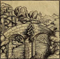 Picture 62 of 80 from Eyn schön nützlich Büchlin vnd Vnderweisung der Kunst des Messens mit dem Zirckel, Richtscheidt oder Linial : zu nutz allen Kunstliebhabern fürnemlich den Malern, Bildhawern, Goldschmiden, Seidenstikern, Steynmetzen, Scheinern auch allen Andern so sich der Kunst des Messens (Perspectiua zü latin gnant) zügebrauchen Lust haben : darin Man auch solche Kunst leichter dan ausz etzlichen hieuorgetruckten Büchern begreiffen vn lernen mag mit vil [i.e., 56] schönen darzü dienenden Figuren (1531), leaf 78