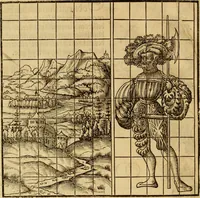 Picture 75 of 80 from Eyn schön nützlich Büchlin vnd Vnderweisung der Kunst des Messens mit dem Zirckel, Richtscheidt oder Linial : zu nutz allen Kunstliebhabern fürnemlich den Malern, Bildhawern, Goldschmiden, Seidenstikern, Steynmetzen, Scheinern auch allen Andern so sich der Kunst des Messens (Perspectiua zü latin gnant) zügebrauchen Lust haben : darin Man auch solche Kunst leichter dan ausz etzlichen hieuorgetruckten Büchern begreiffen vn lernen mag mit vil [i.e., 56] schönen darzü dienenden Figuren (1531), leaf 93