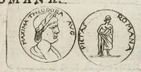 Picture 31 of 54 from Ezechielis Spanhemii Dissertationes de praestantia et usu numismatum antiquorum (1671), leaf 153
