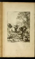 An illustration from The fables of Aesop paraphras'd in verse : adorn'd with sculpture, and illustrated with annotations (1668)
