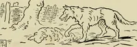 An illustration from The fables of Æsop, selected, told anew and their history traced (1894)