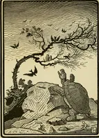 An illustration from The fables of Æsop, selected, told anew and their history traced (1894)