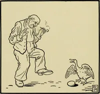 An illustration from The fables of Æsop, selected, told anew and their history traced (1894)