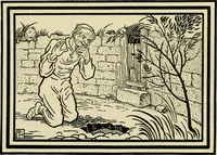 An illustration from The fables of Æsop, selected, told anew and their history traced (1894)