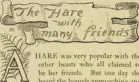 An illustration from The fables of Æsop, selected, told anew and their history traced (1894)
