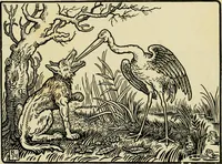 An illustration from The fables of Æsop, selected, told anew and their history traced (1894)