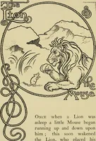 An illustration from The fables of Æsop, selected, told anew and their history traced (1894)