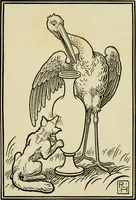 Picture 49 of 195 from The fables of Æsop, selected, told anew and their history traced (1894), leaf 80