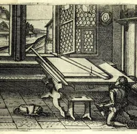 An illustration from Fabrica et usus instrumenti chorographici : quo mira facilitate describuntur regiones & singulae partes earum, veluti montes, urbes, castella, pagi, propugnacula, & similia : additae sunt, praeter duo instrumenta homogenea XV. formae aneae, fabricam & usum instrumentorum quasi in synopsi proponentes (1607)