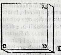 Picture 17 of 55 from Fabrica, et vso del compasso di proportione : doue insegna à gli artefici il modo di fare in esso le necessarie diuisioni, e con varij problemi vsuali mostra l'vtilità di questo stromento (1664), leaf 109