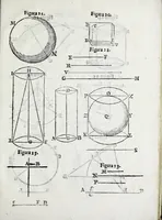 An illustration from Fabrica, et vso del compasso di proportione : doue insegna à gli artefici il modo di fare in esso le necessarie diuisioni, e con varij problemi vsuali mostra l'vtilità di questo stromento (1664)