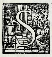 An illustration from Fabrica, et vso del compasso di proportione : doue insegna à gli artefici il modo di fare in esso le necessarie diuisioni, e con varij problemi vsuali mostra l'vtilità di questo stromento (1664)