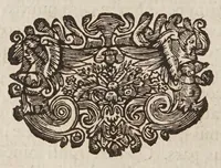 An illustration from Fabrica, et vso del compasso di proportione : doue insegna à gli artefici il modo di fare in esso le necessarie diuisioni, e con varij problemi vsuali mostra l'vtilità di questo stromento (1664)